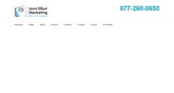 Desktop Screenshot of jointeffortmarketing.com
