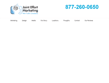 Tablet Screenshot of jointeffortmarketing.com
